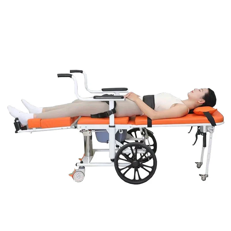Adjustable Nursing Support Reclining Patient Transfer Chair - Image 3