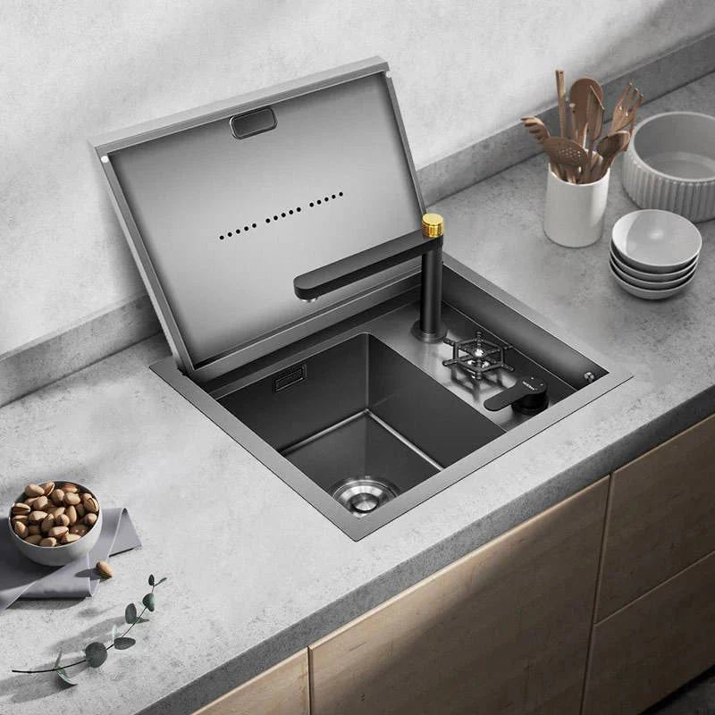 Sleek Multifunctional Cup Washer Modern Hidden Sink - Image 2