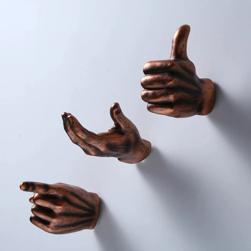 European Retro Hand Wall Decor - Image 1
