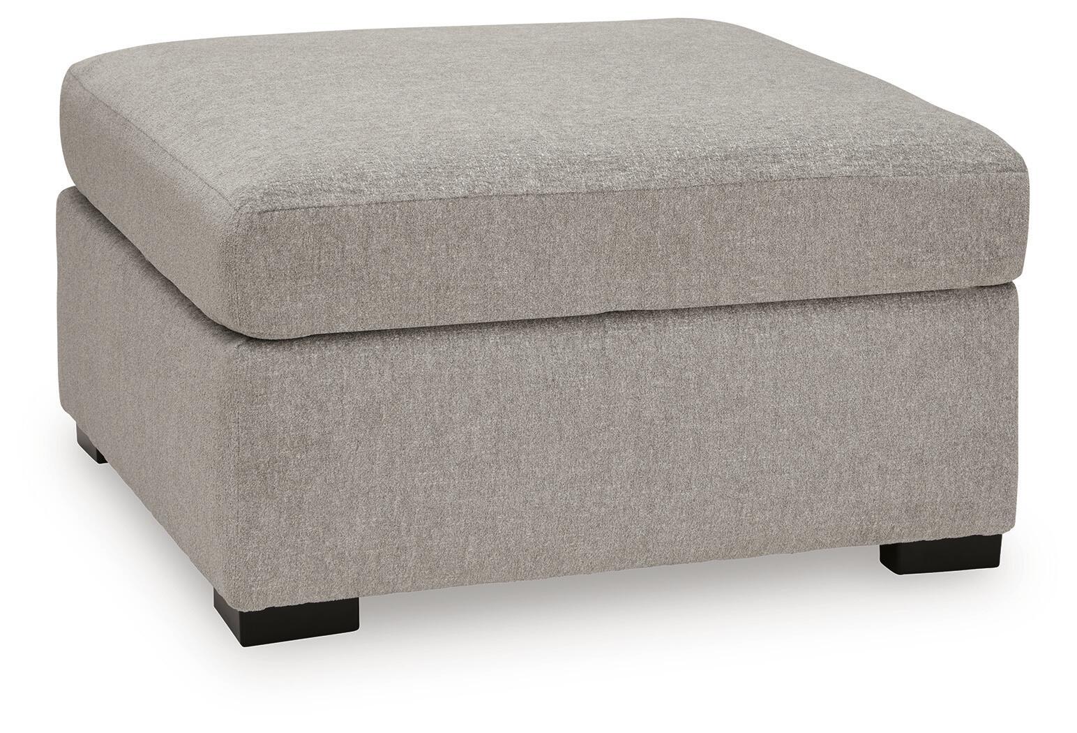 ModMax Luxe – Oversized Accent Ottoman – Flint