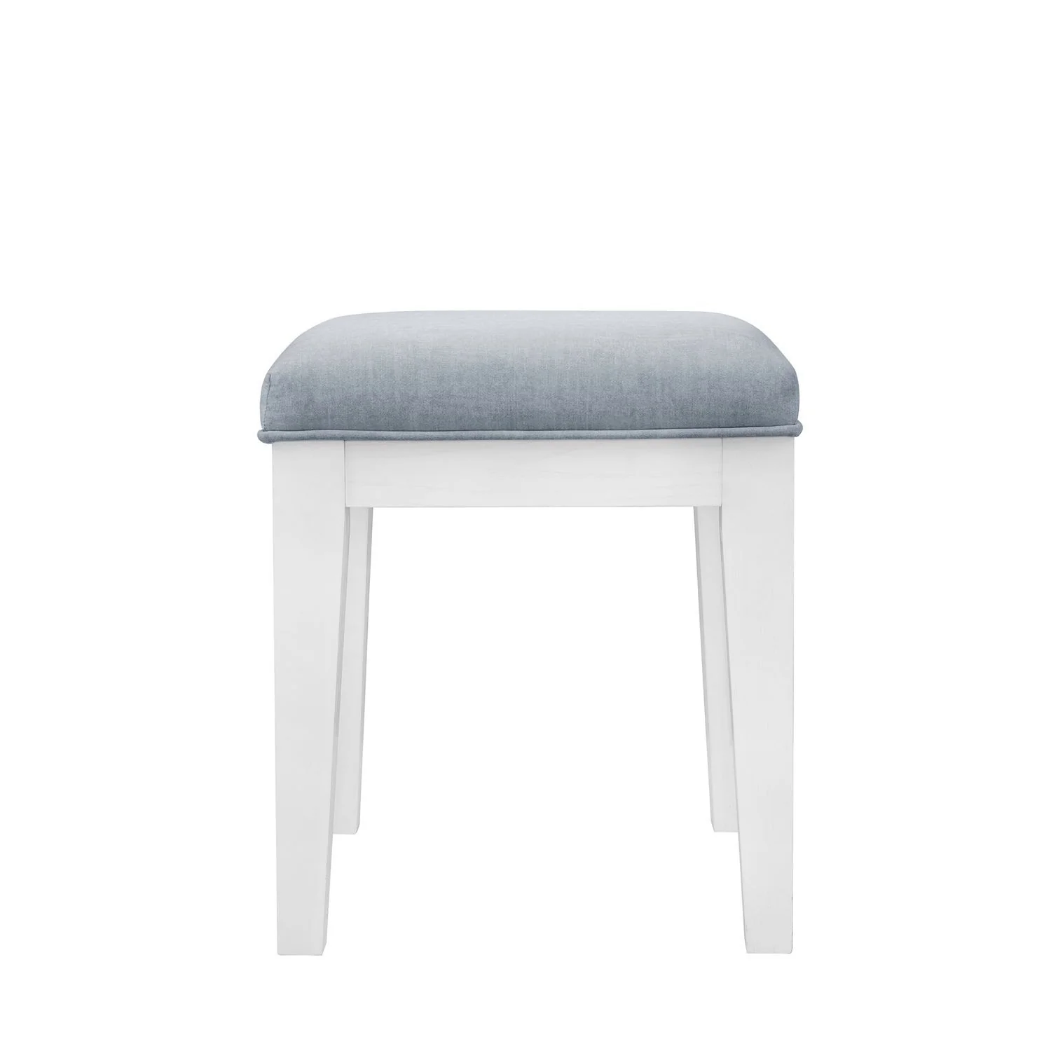Reflections - Vanity Stool - Pearl White & Rhinestone - Image 3