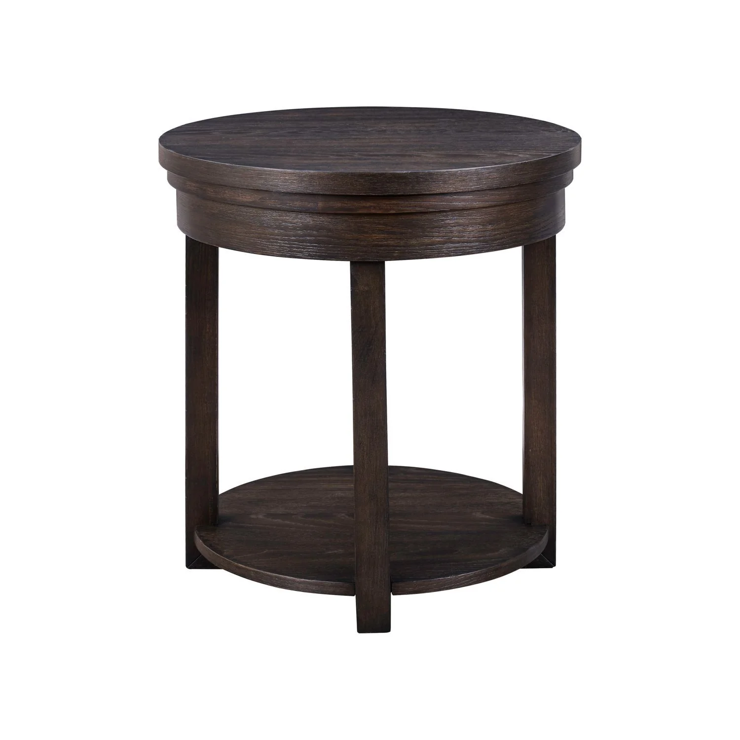 Weston - Round End Table - Peppercorn - Image 2