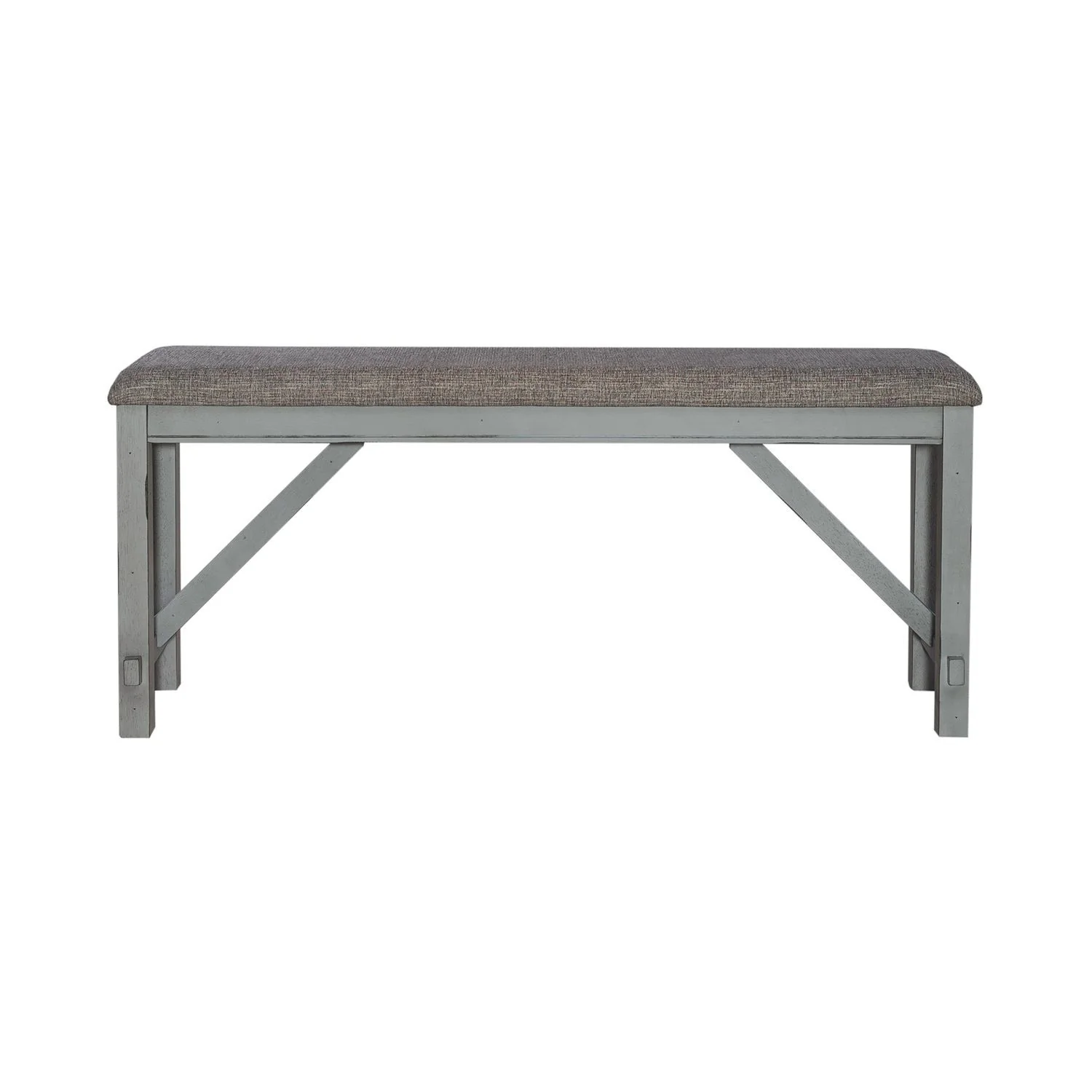 Newport - Counter Height Dining Bench - Smokey Gray / Carbon Gray - Image 3