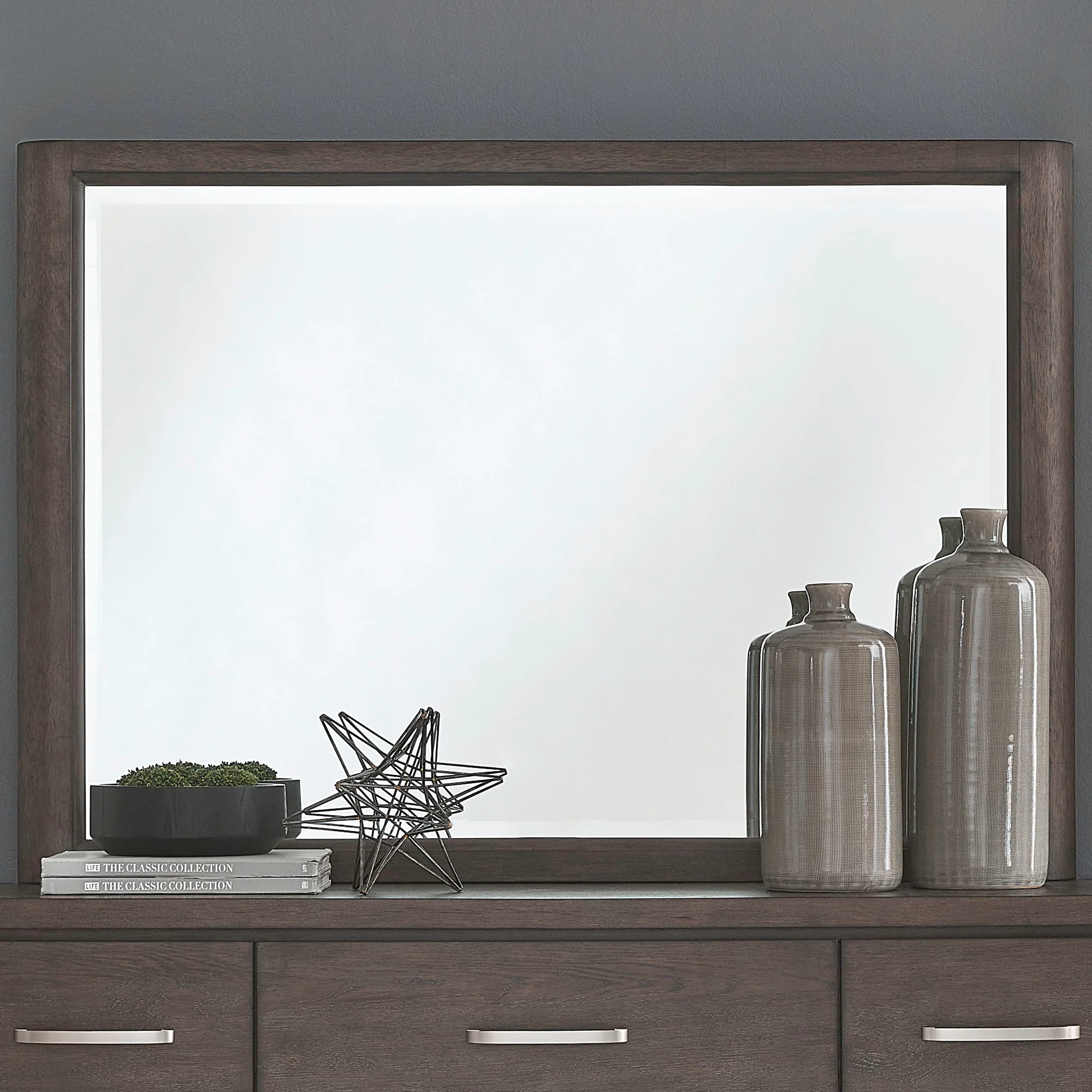 Cascade Falls - Mirror - Satin Espresso - Image 1