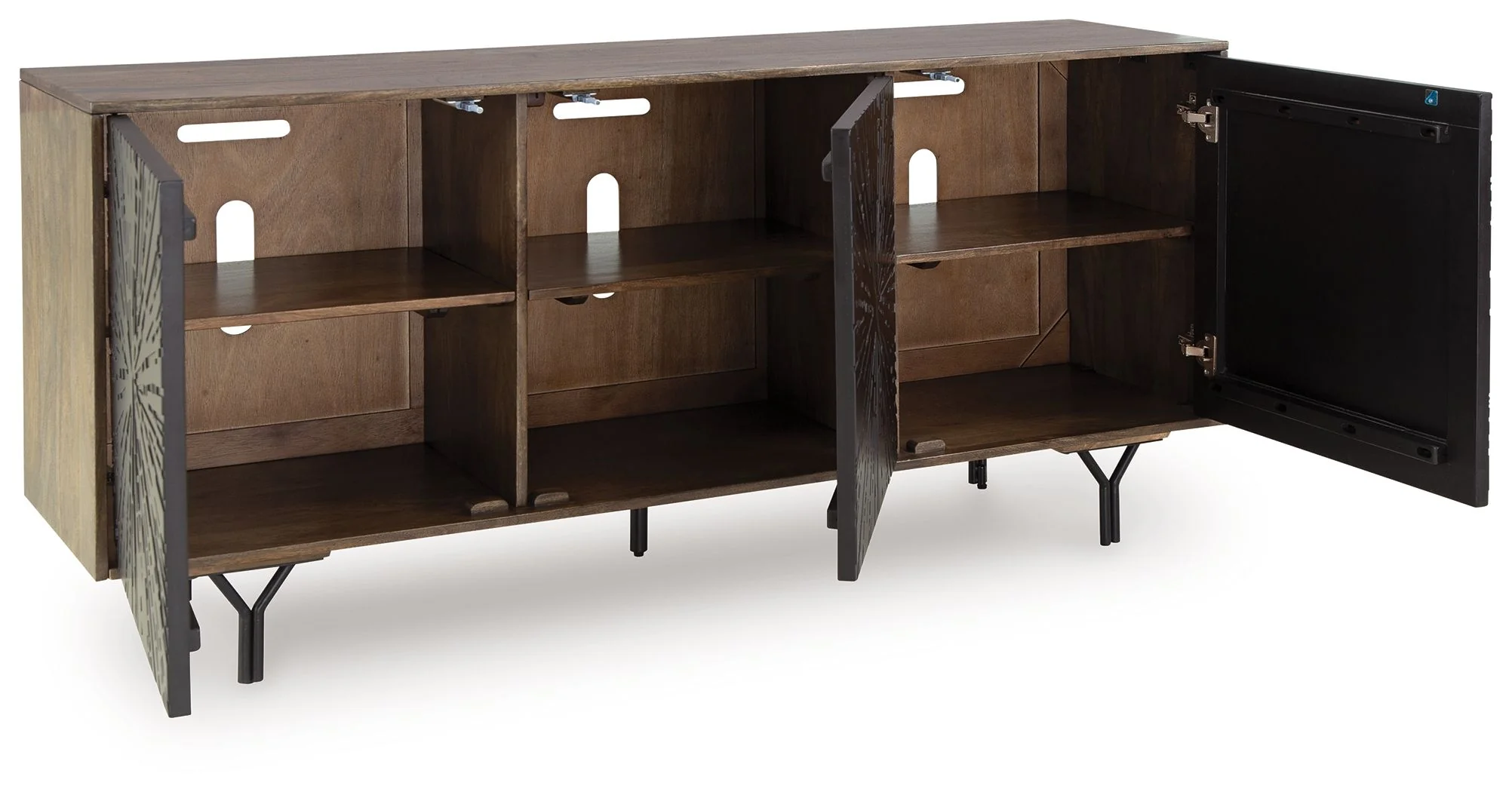Lavinmont - Accent Cabinet - Multi Brown - Image 3