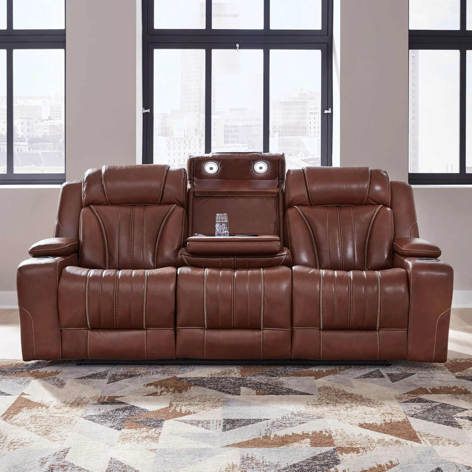Caswell - Sofa P2 & ZG - Nature Chestnut - Image 2