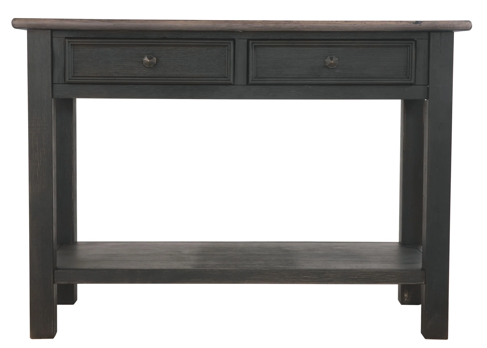 Tyler Creek - Sofa Table - Grayish Brown / Black - Image 2