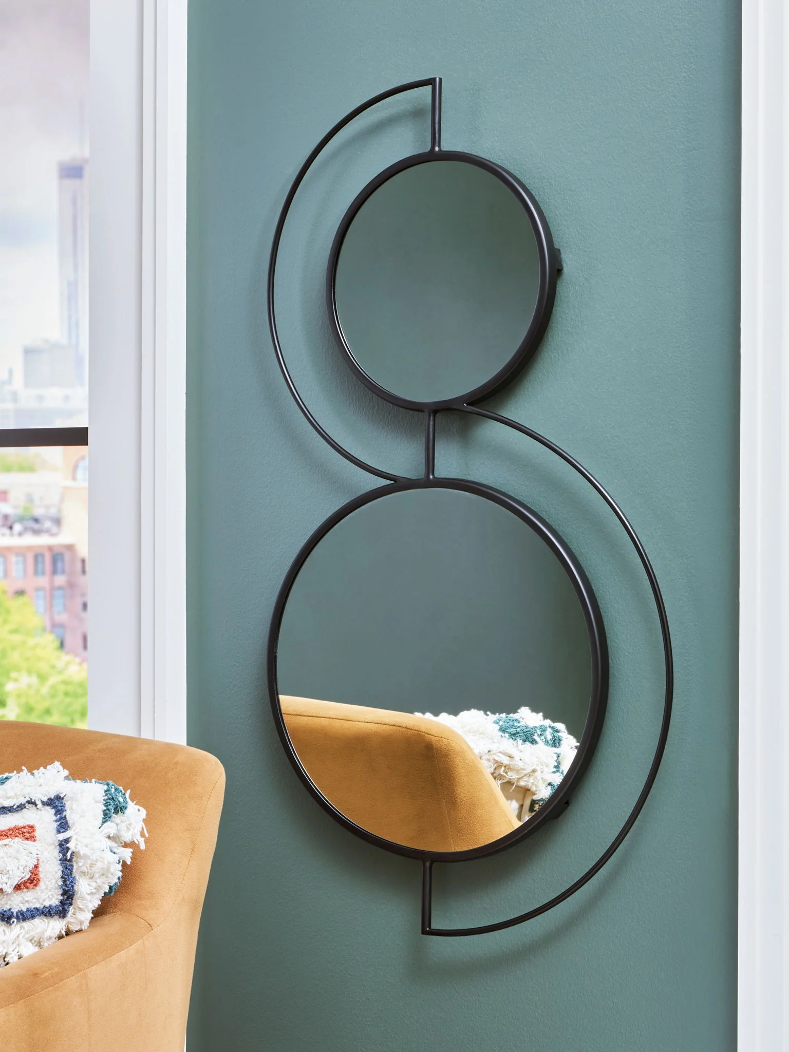 Shayham - Accent Mirror - Black - Image 3