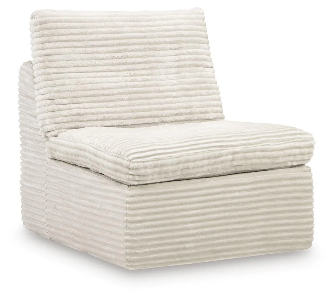 Fannin – Armless Chair – Ivory