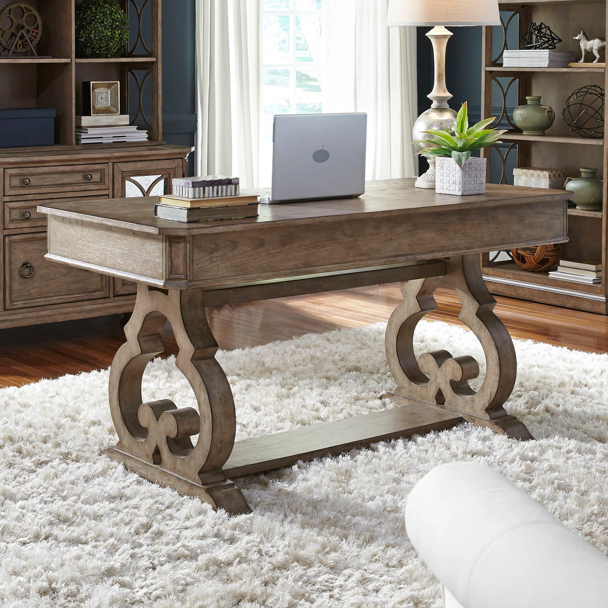 Simply Elegant – Writing Desk – Heathered Taupe