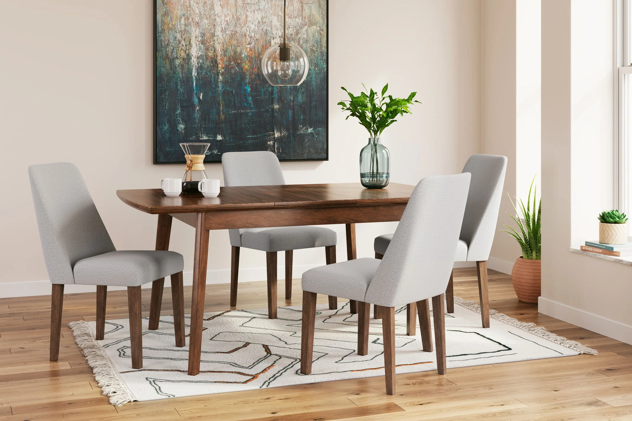 Lyncott - Butterfly Extension Table Set - Image 1