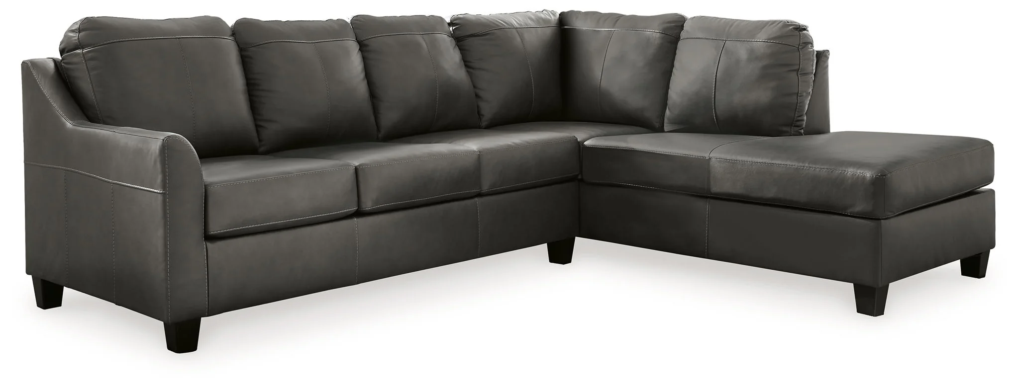 Valderno - 2-Piece Sectional With Raf Corner Chaise - Fog - Image 1