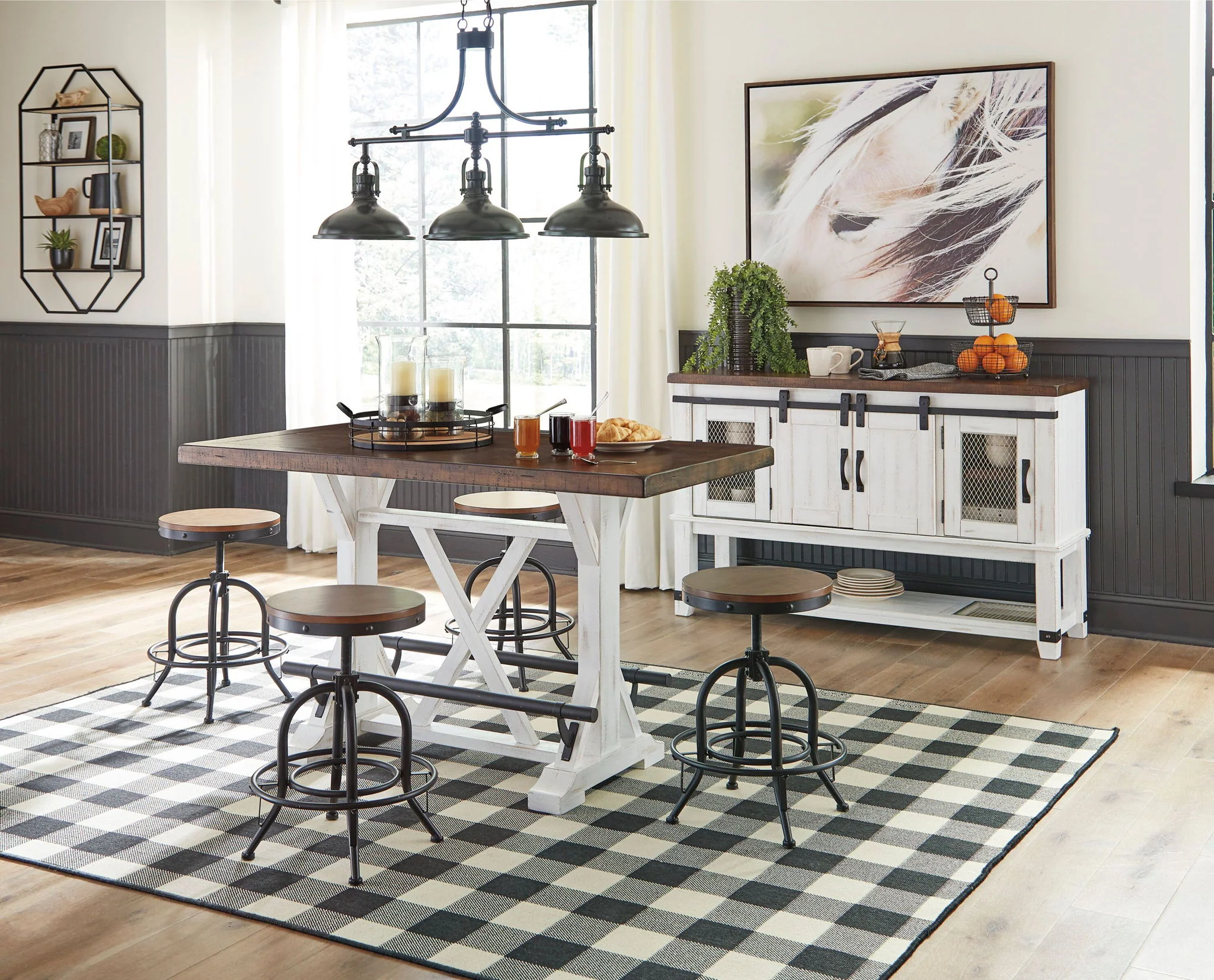 Valebeck – Counter Height Table Set