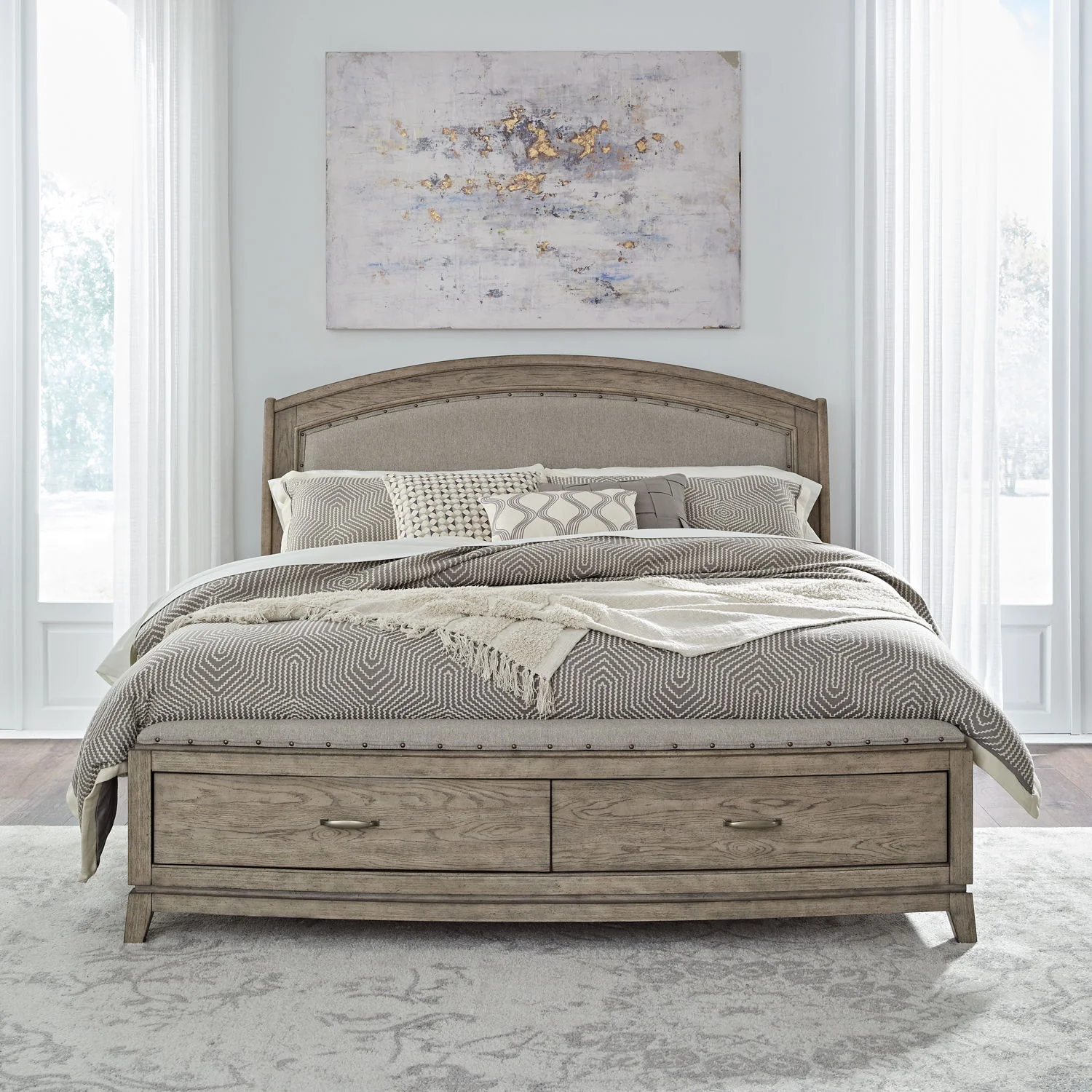 Avalon - Upholstered Storage Bed - Image 2