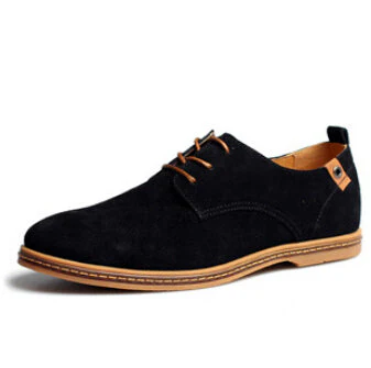 Real Suede Leather Oxford Formal Dress Shoes - Image 3