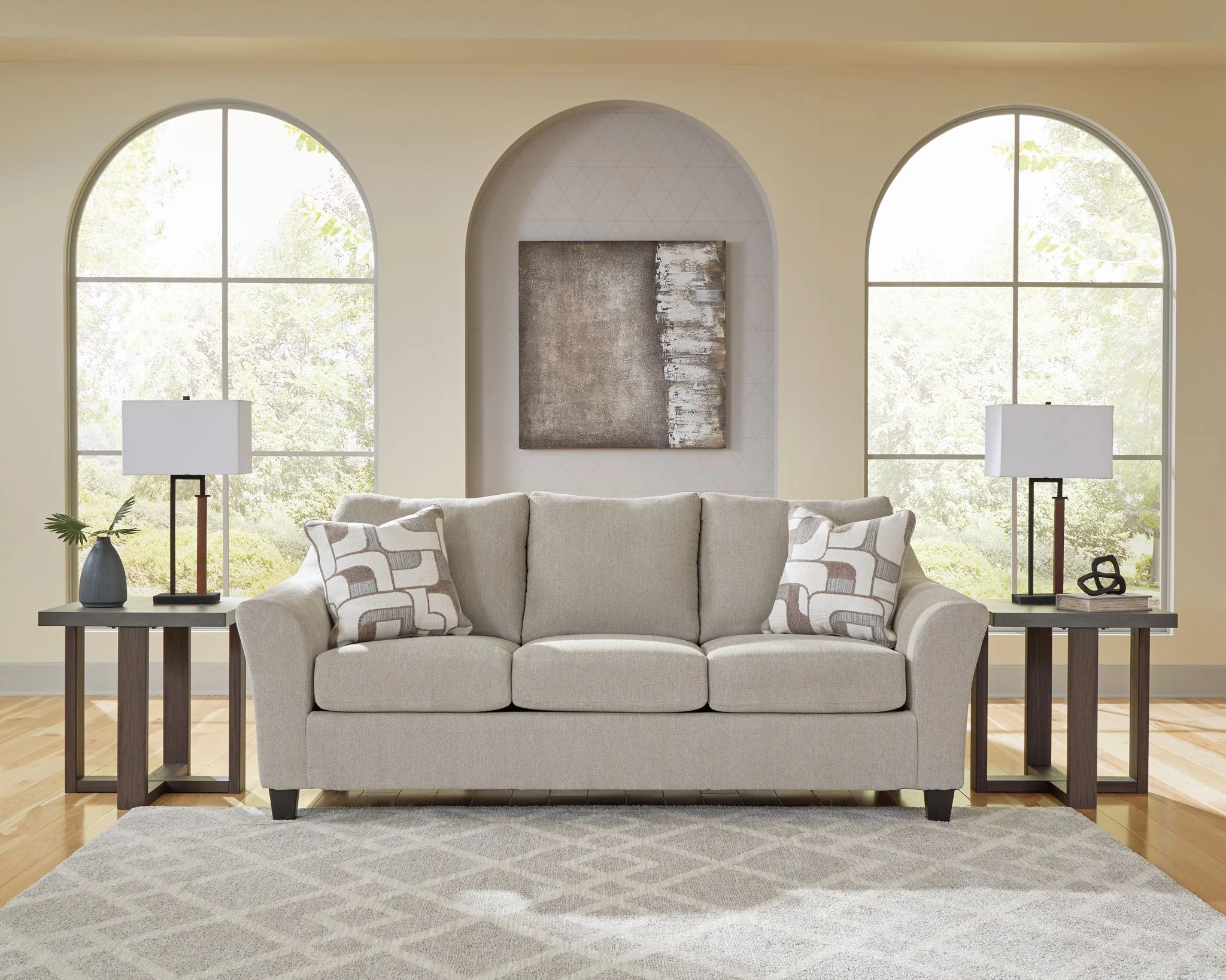 Willarae - 2 Pc. - Sofa, Loveseat - Taupe - Image 2