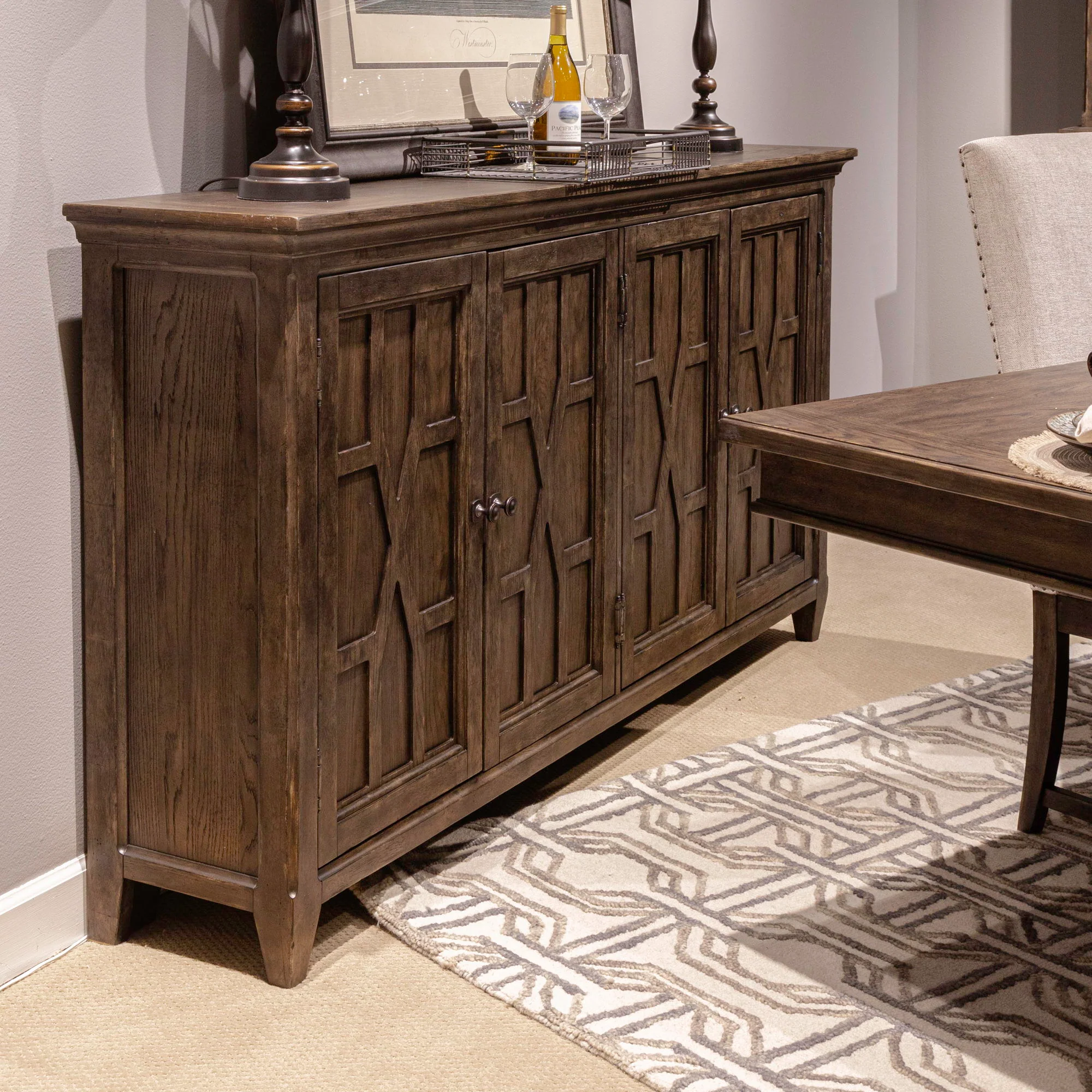 Paradise Valley – Hall Buffet – Saddle Brown