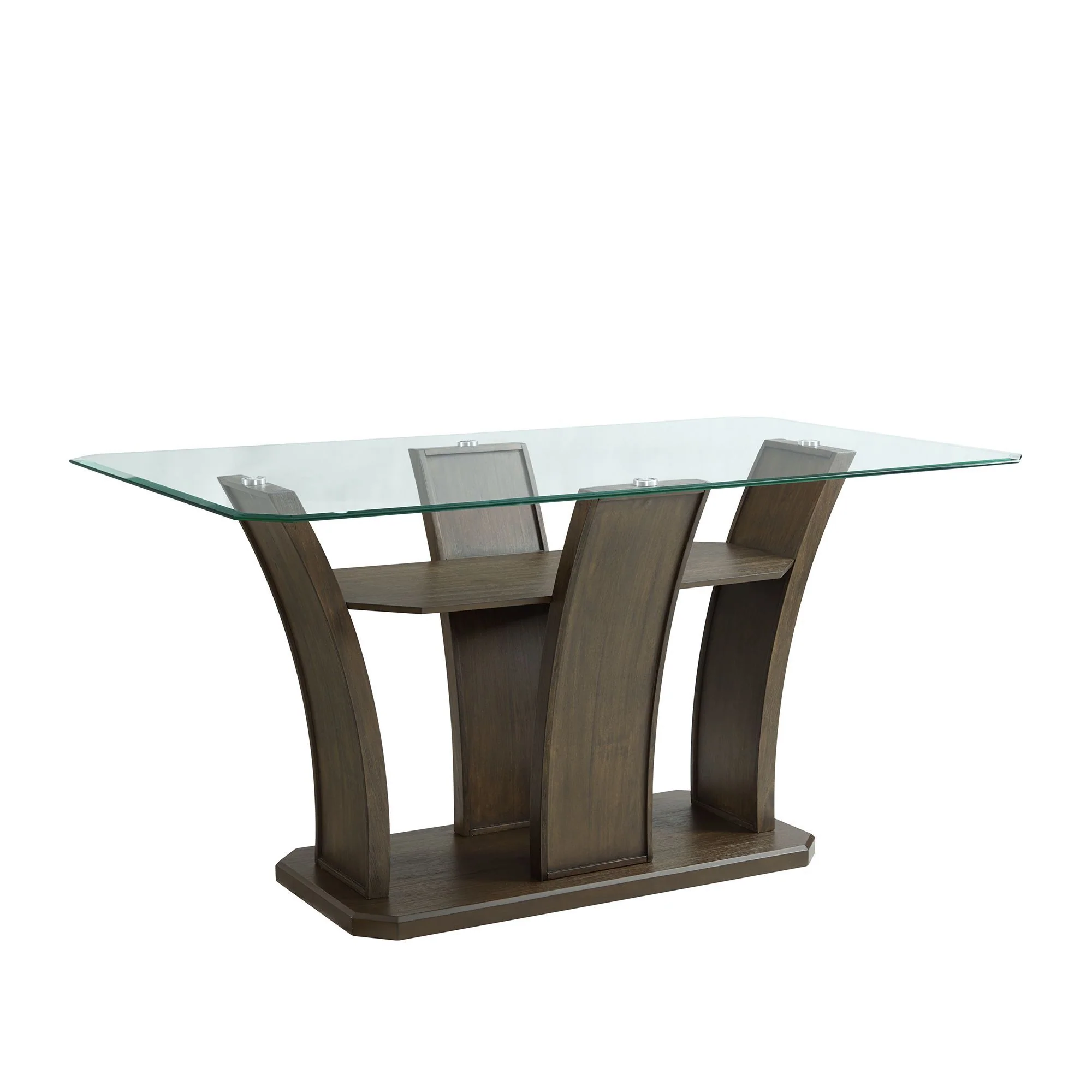 Dapper - Rectangular Counter Dining 5 Piece Set (Table And Four Chairs) - Walnut - Image 2