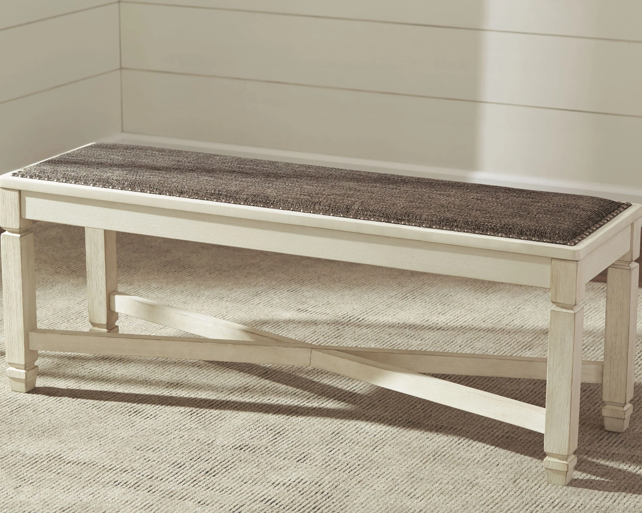 Bolanburg - Large UPH Dining Room Bench - Beige - Image 3