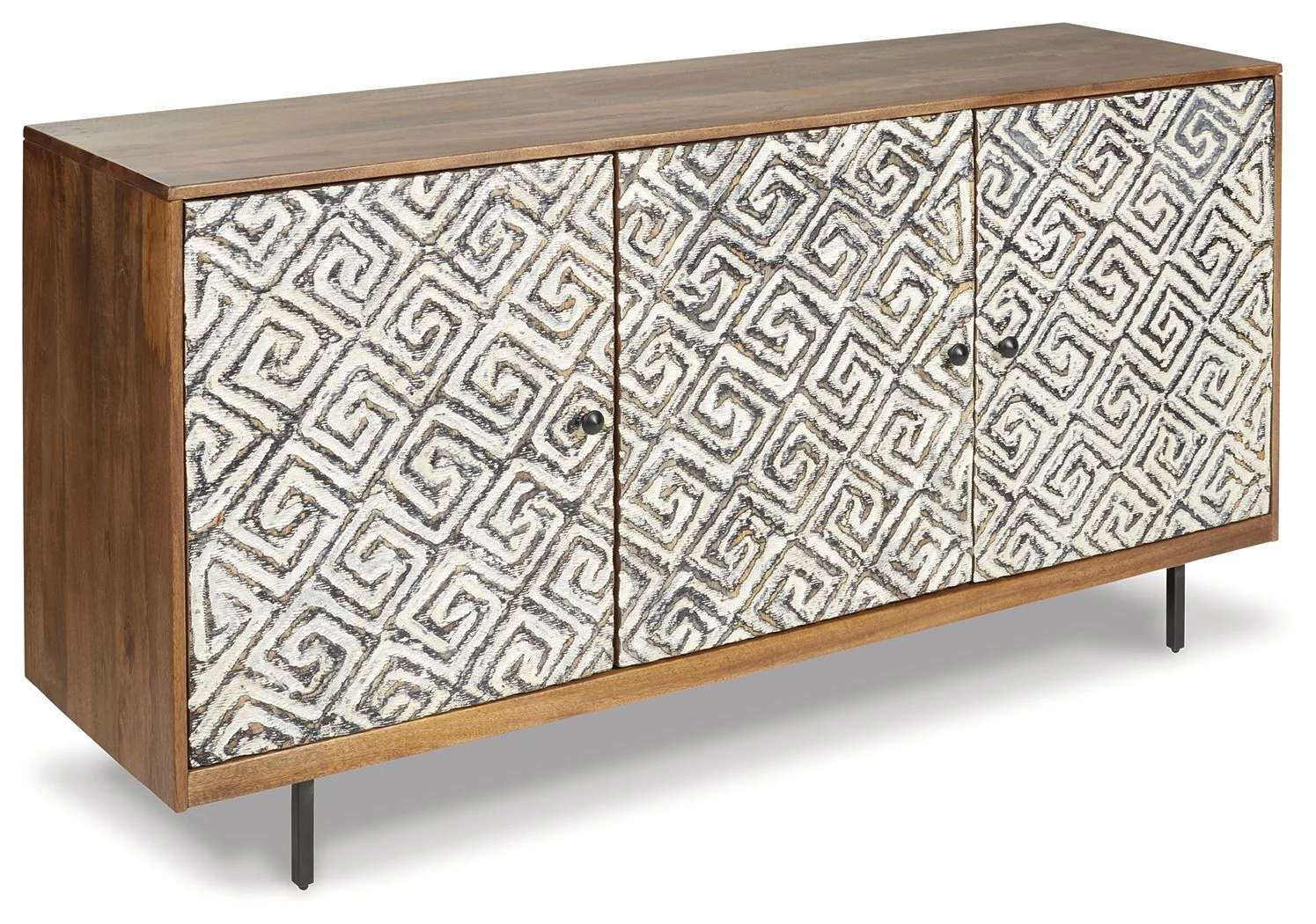 Kerrings – Accent Cabinet – Brown / Black / White
