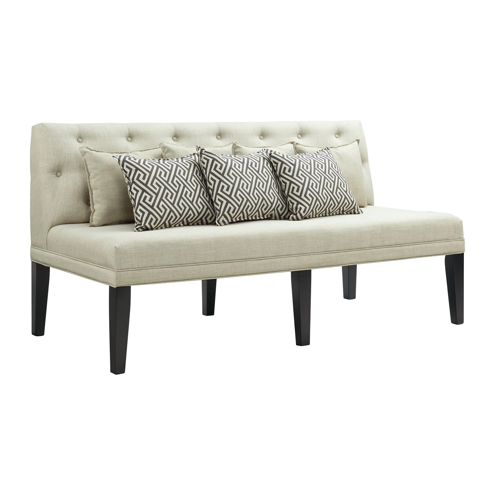 Maddox – Sofa With Seven Pillows – Beige