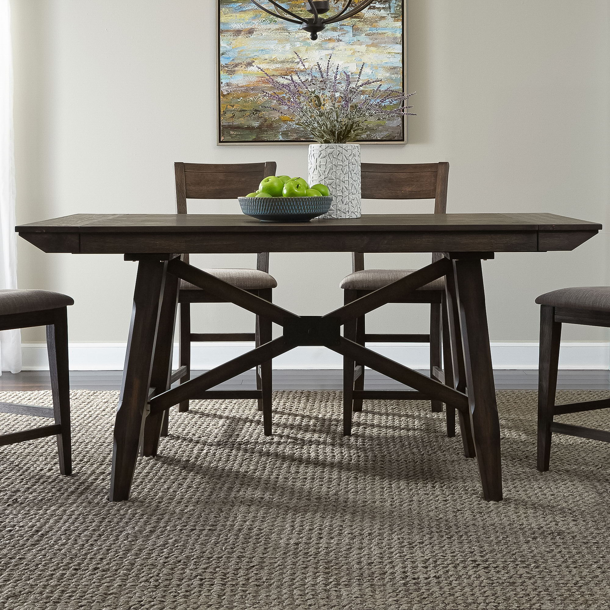 Double Bridge - Gathering Table - Dark Chestnut - Image 1
