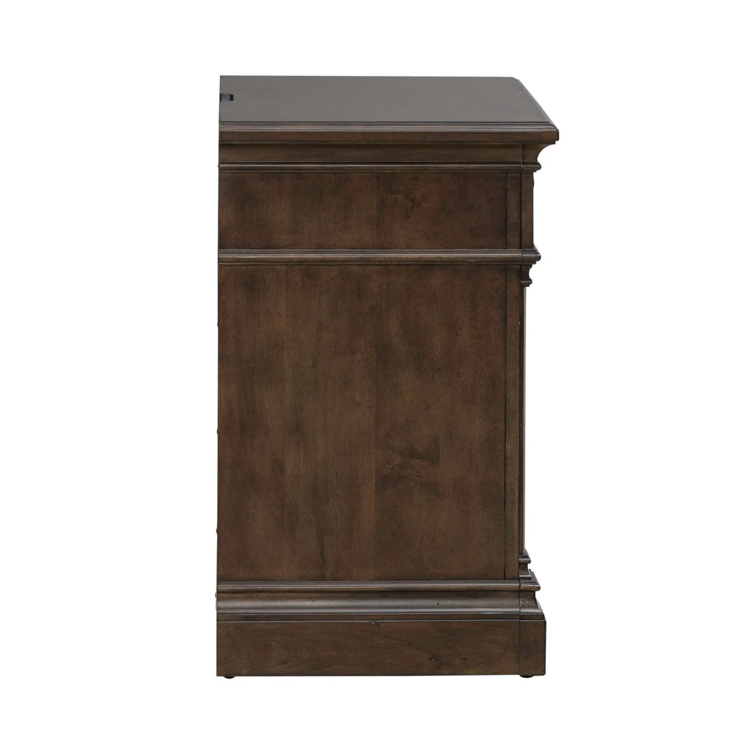 Arden Road - Nightstand With Charging Station - Satin Cherry - Image 2