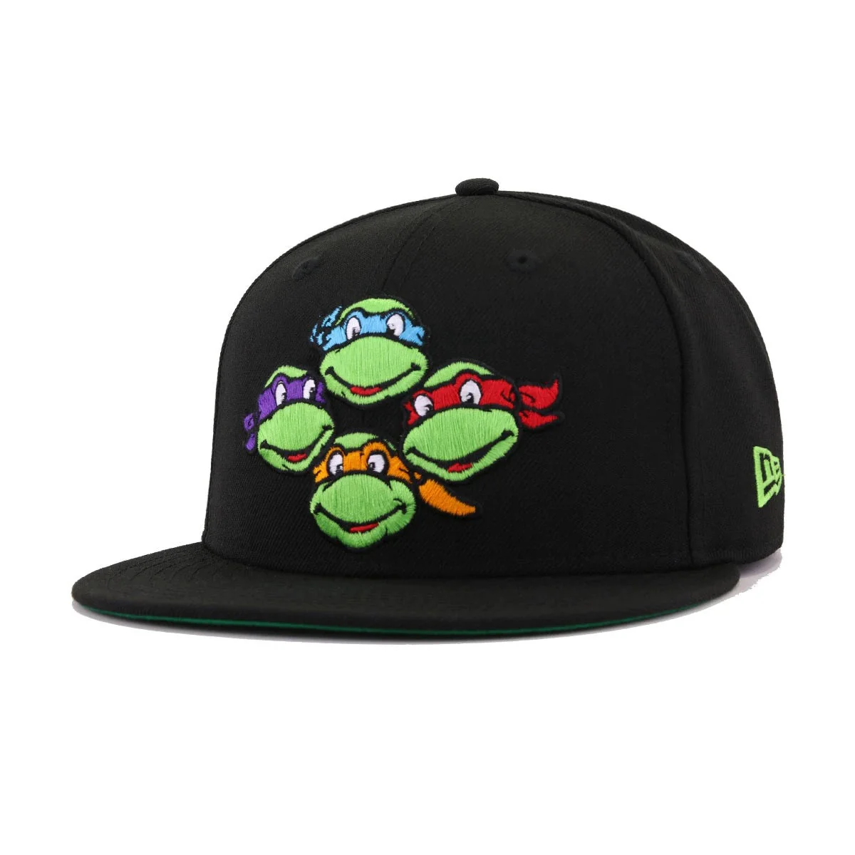 Teenage Mutant Ninja Turtles Black New Era 9Fifty Adjustable Snapback Hat Cap - Image 1