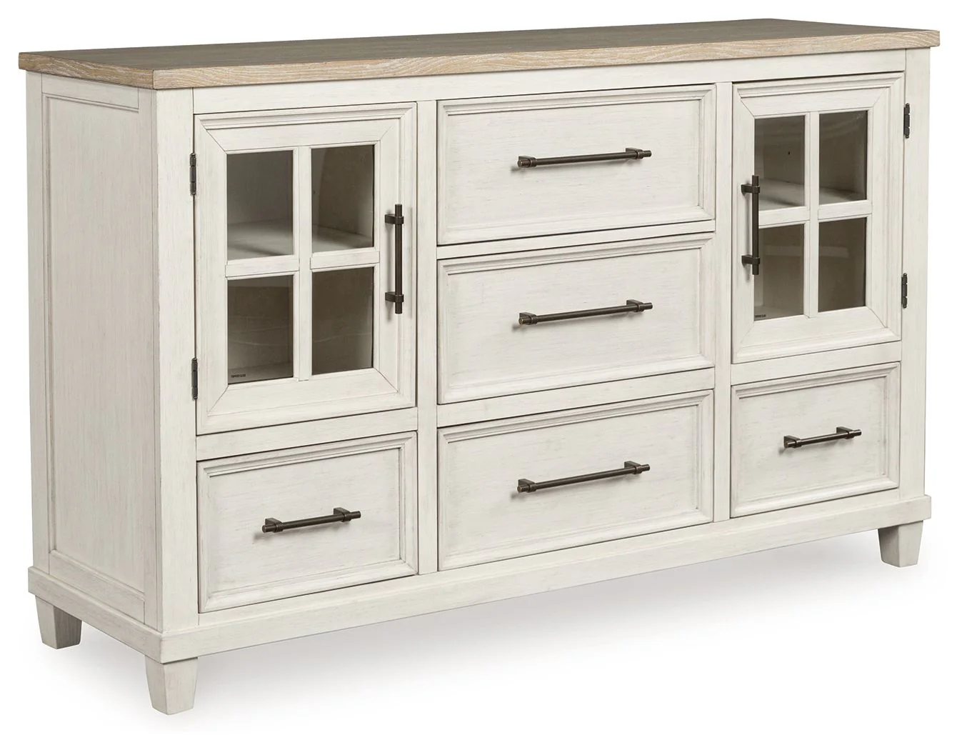 Shaybrock – Dresser – Antique White / Brown