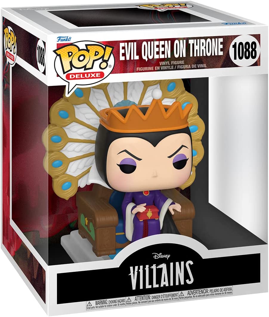 Funko Pop! Deluxe Disney: Villains - Evil Queen on Throne #1088 - Image 2
