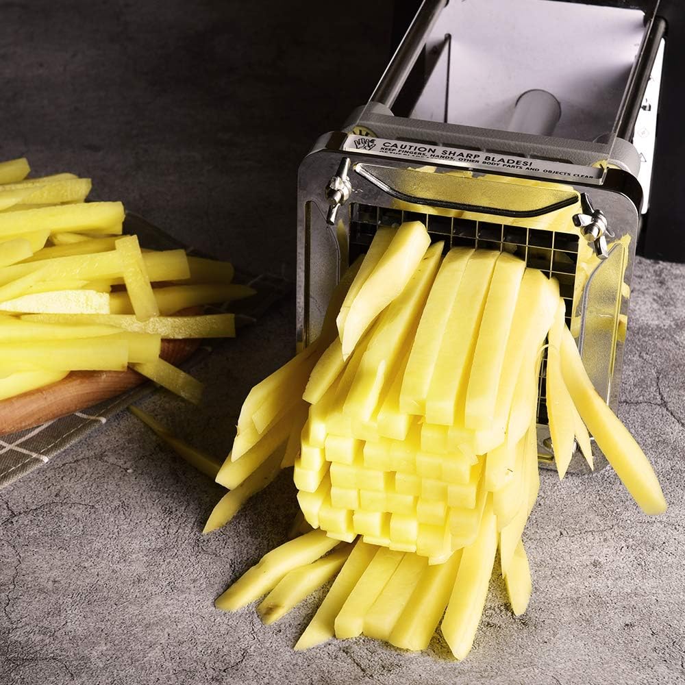 Stainless Steel Electric Automatic Vegetable Potato Cutting Machine - Image 1