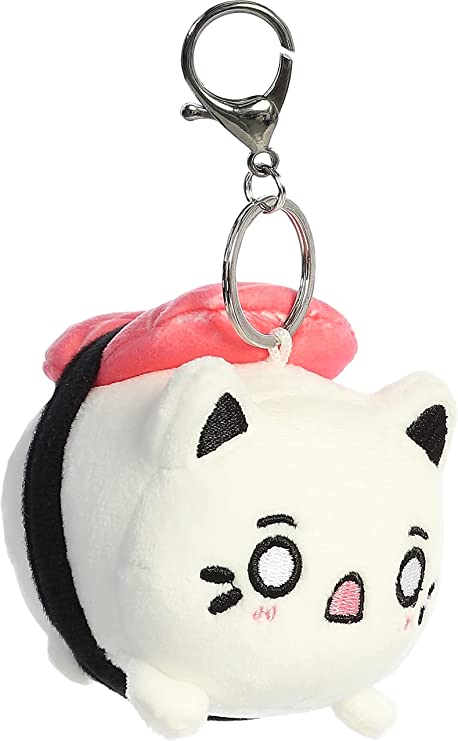 Aurora - Tasty Peach - 3.5" Tuna Sushi Meowchi Keychain - Image 1