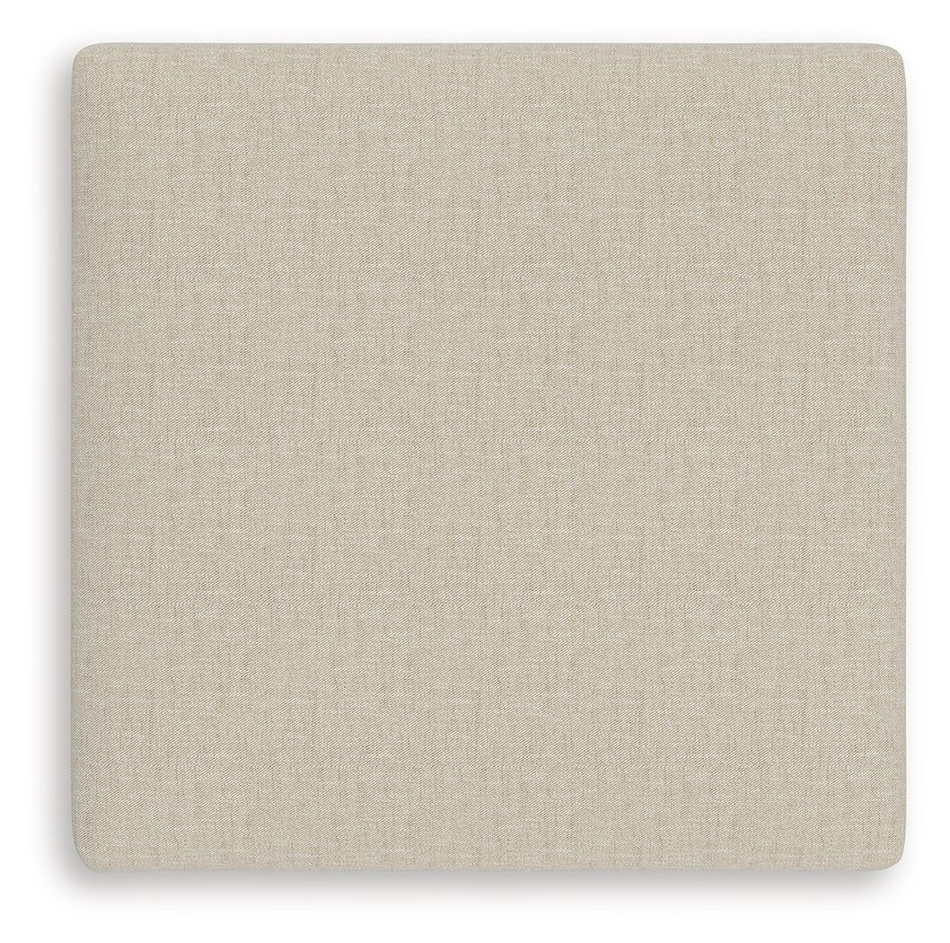 LadyMae - Oversized Accent Ottoman - Twill - Image 3