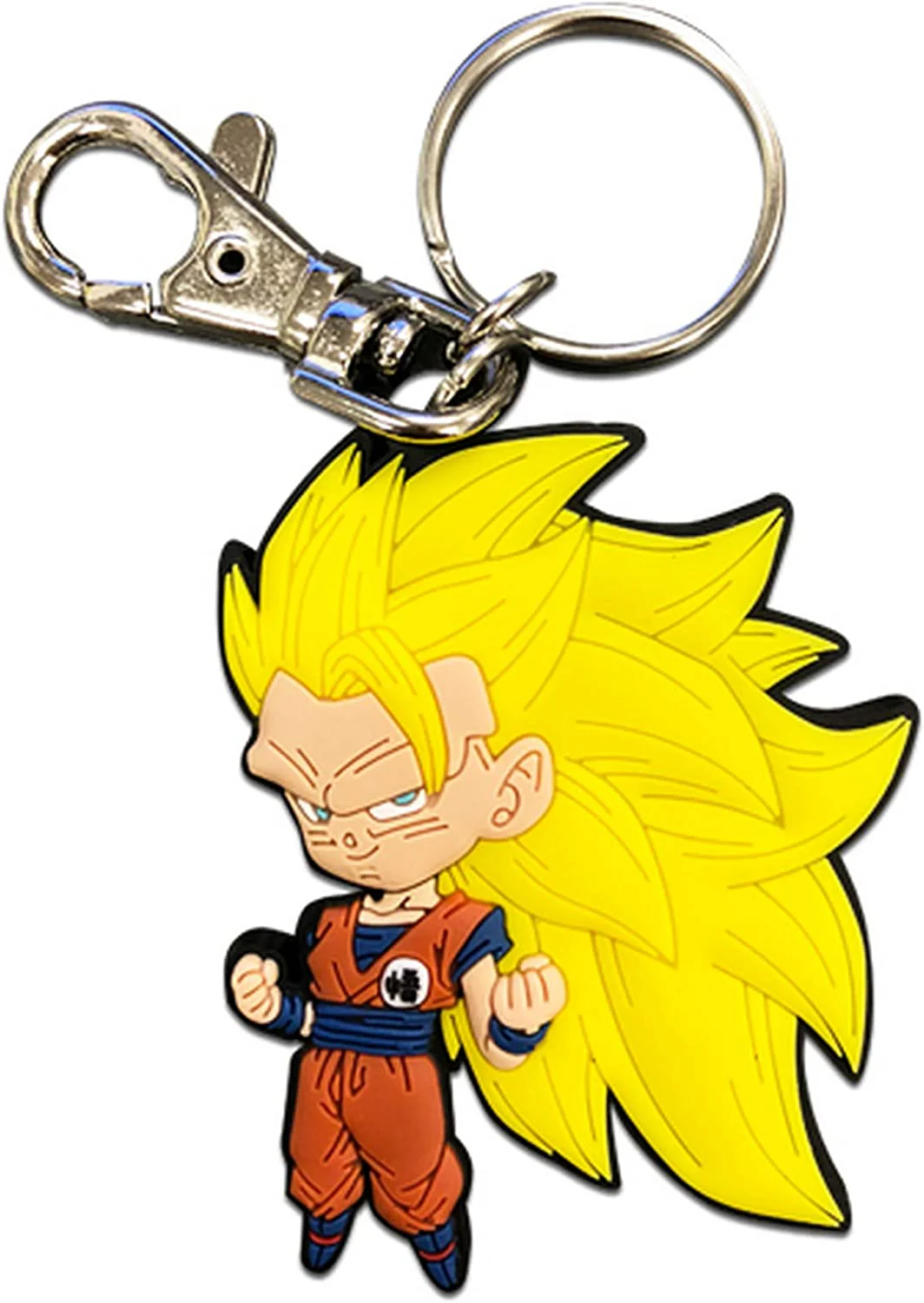 Dragon Ball Super - SD SS3 Goku PVC Keychain Great Eastern Entertainment - Image 1