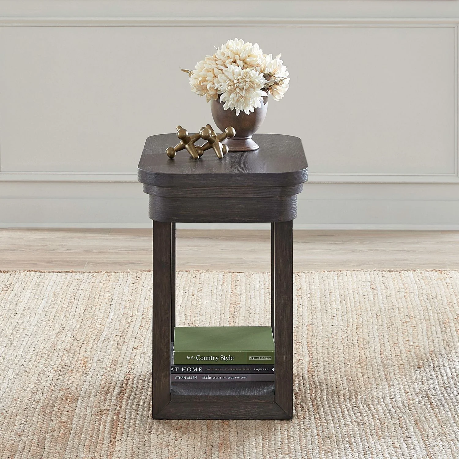 Weston – Chairside Table – Peppercorn