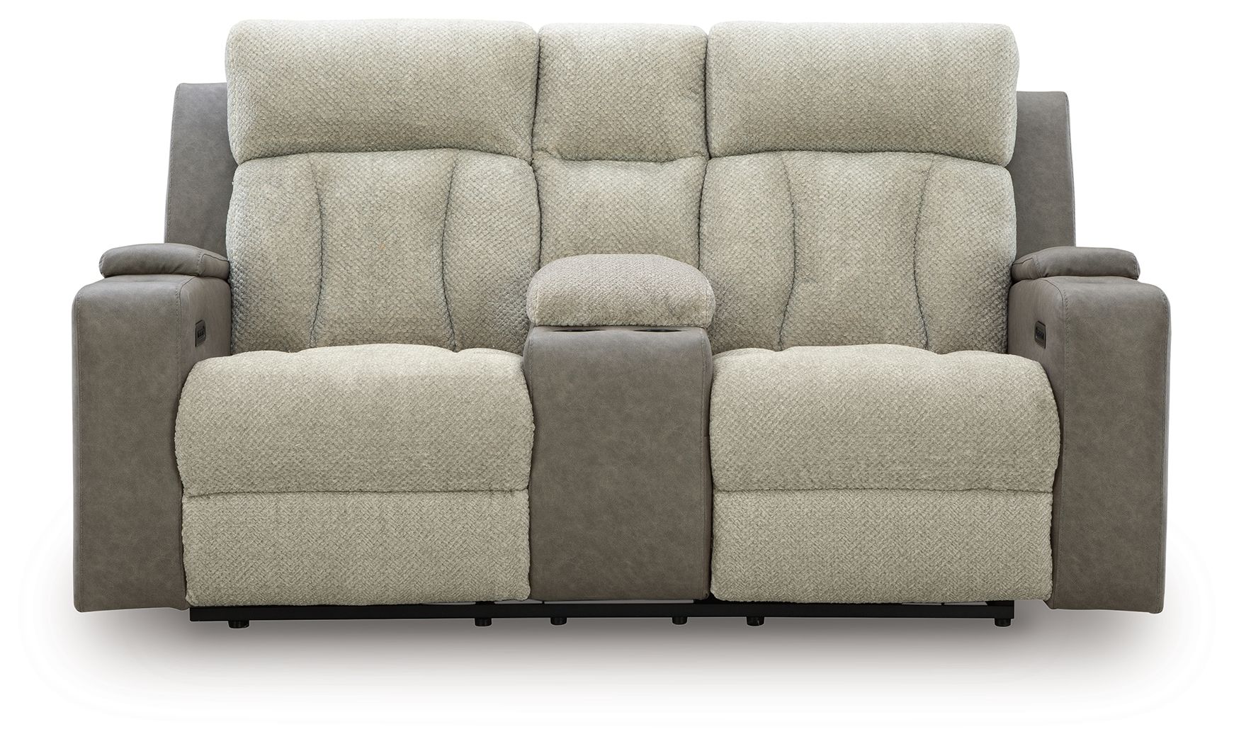 WhipLash - Power Reclining Loveseat With Console / Adj Headrest - Sisal - Image 3