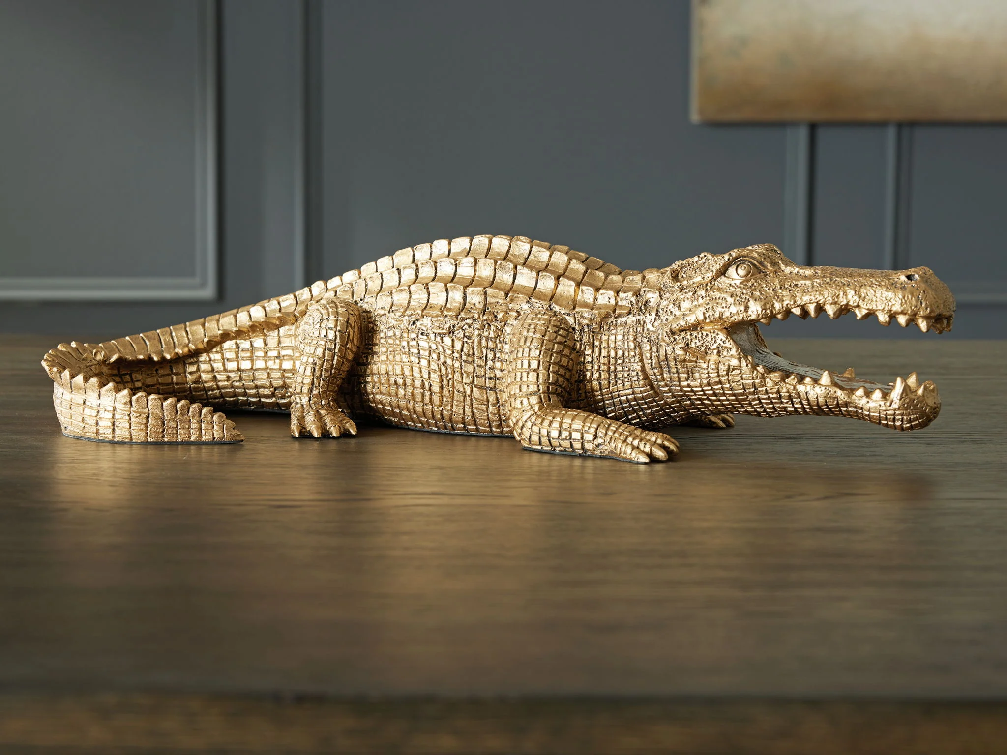 Lauretman - Sculpture - Antique Gold Finish - Image 2