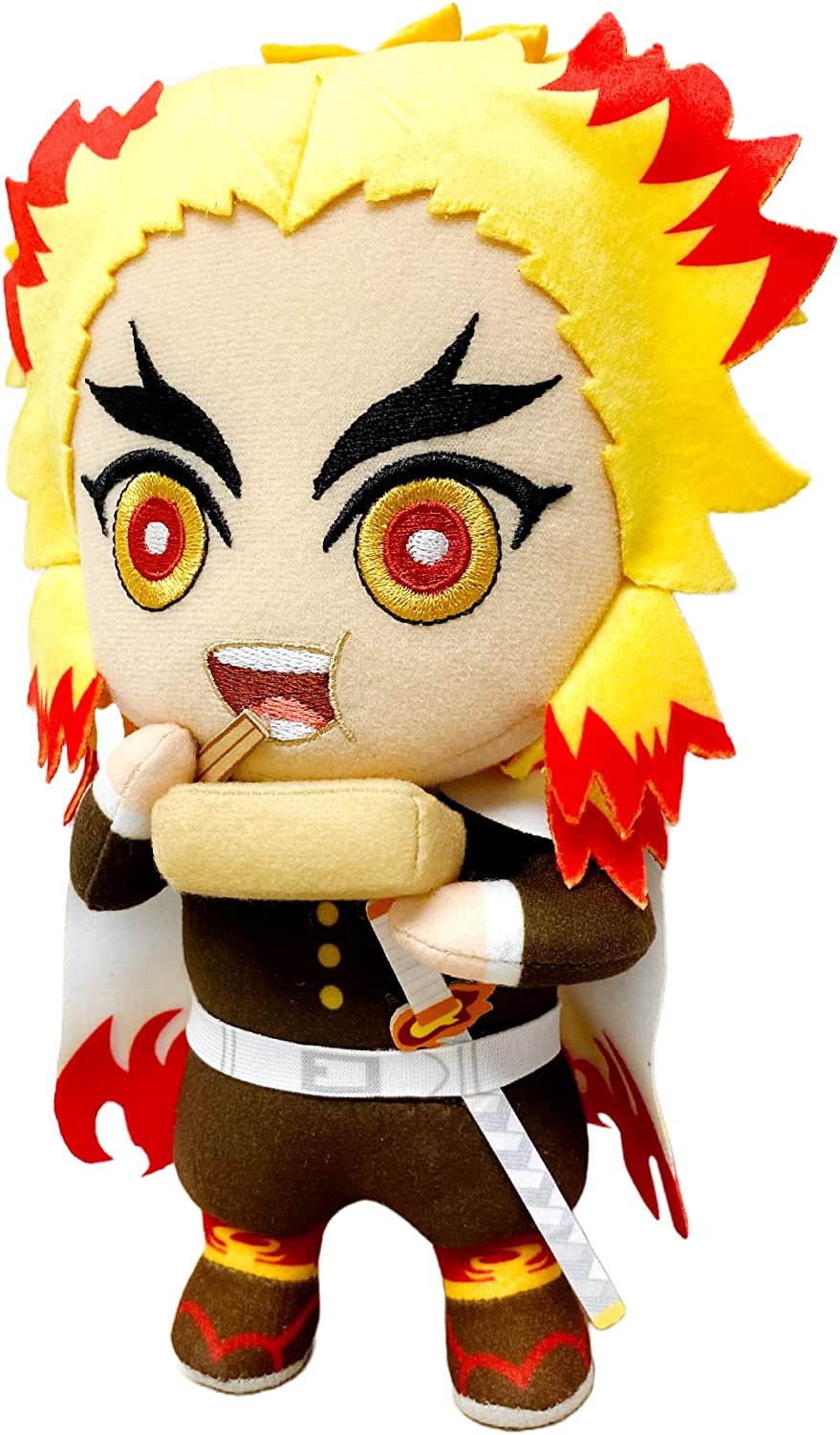 Demon Slayer Mugen Train - Kyojuro Rengoku Umai Plush 8" Great Eastern Entertainment - Image 2