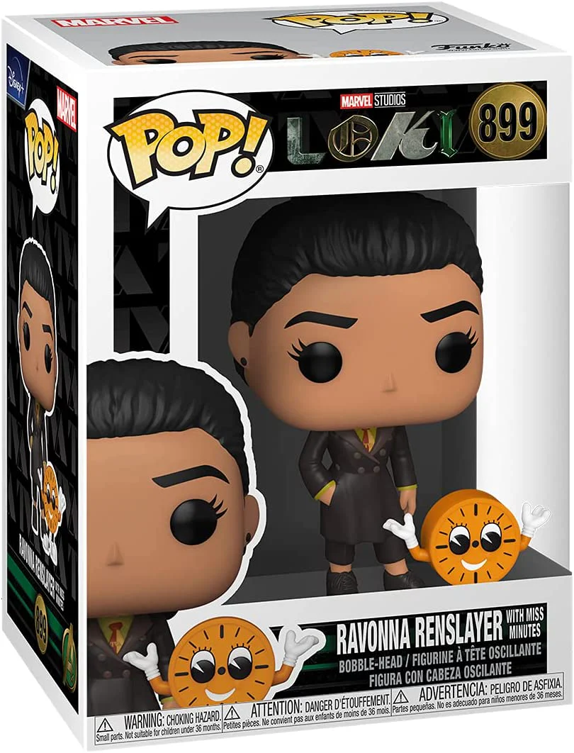 Funko Pop! & Buddy Marvel: Loki - Ravonna Renslayer with Miss Minutes #899 - Image 2