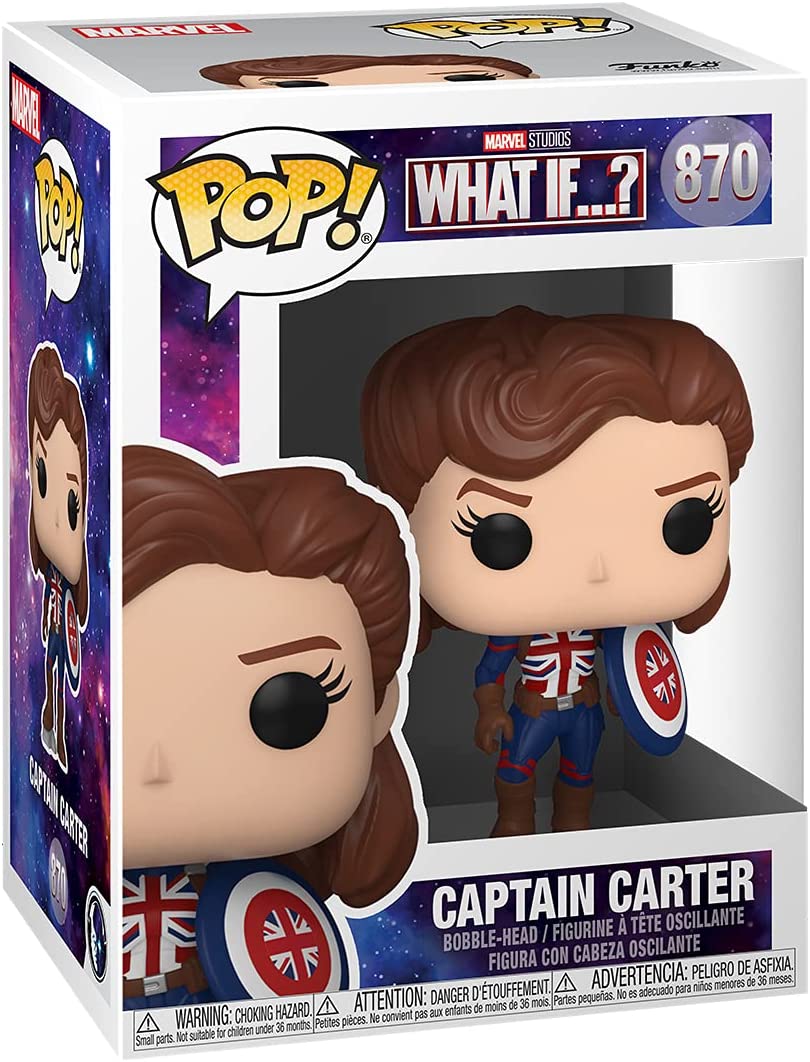 Funko Pop! Marvel: What If? - Captain Carter Vinyl Figure - Image 2
