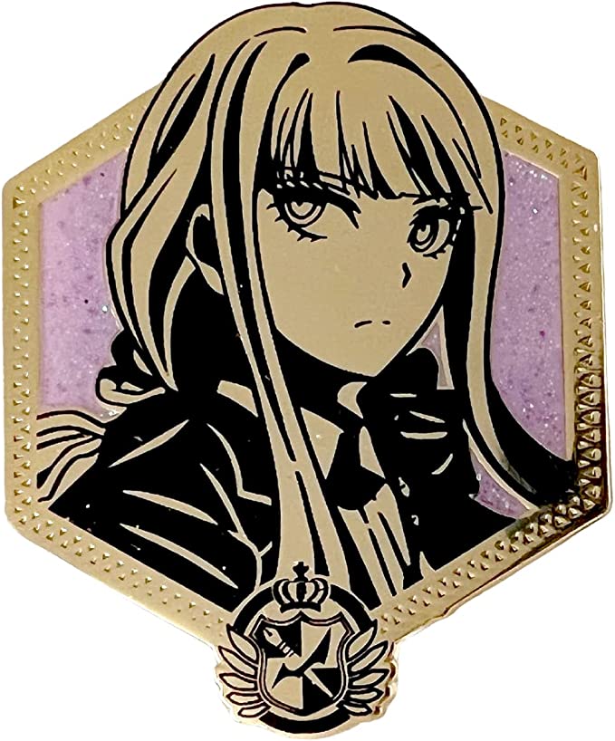 Golden Kyoko Kirigiri - Limited Edition Danganronpa Enamel Pin - Image 1