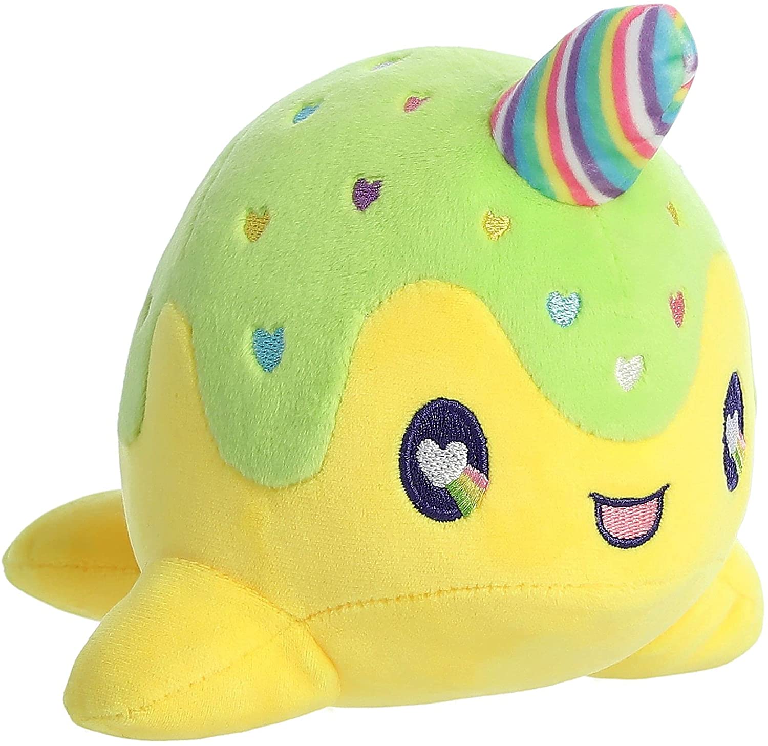 Aurora – Tasty Peach – 7″ Neon Lollipop Nomwhal Plush