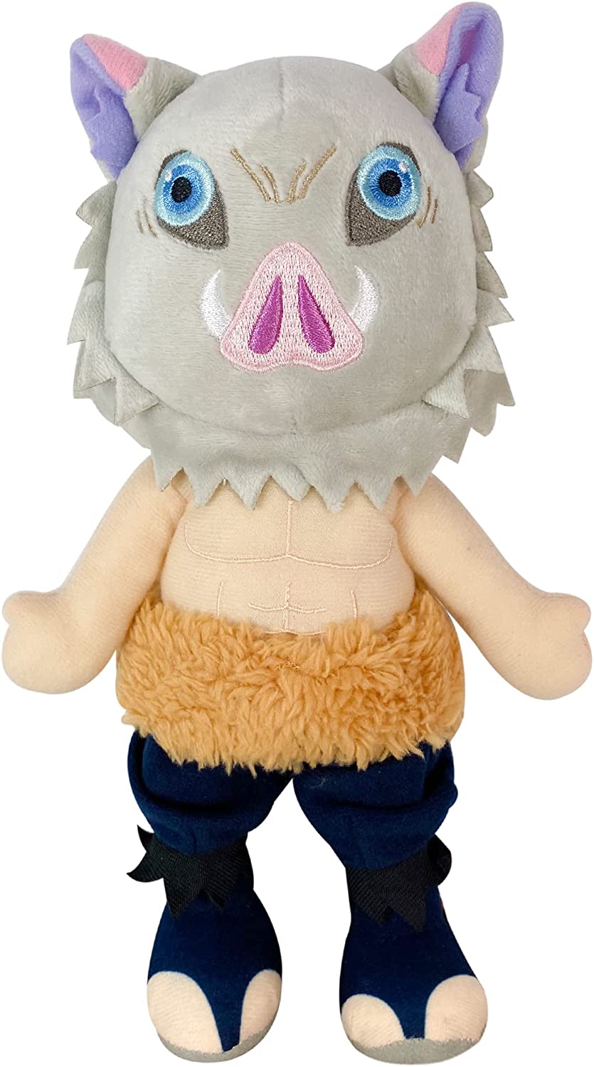 Demon Slayer Kimetsu no Yaiba Hashibira Inosuke Moveable Plush 8" - Image 1