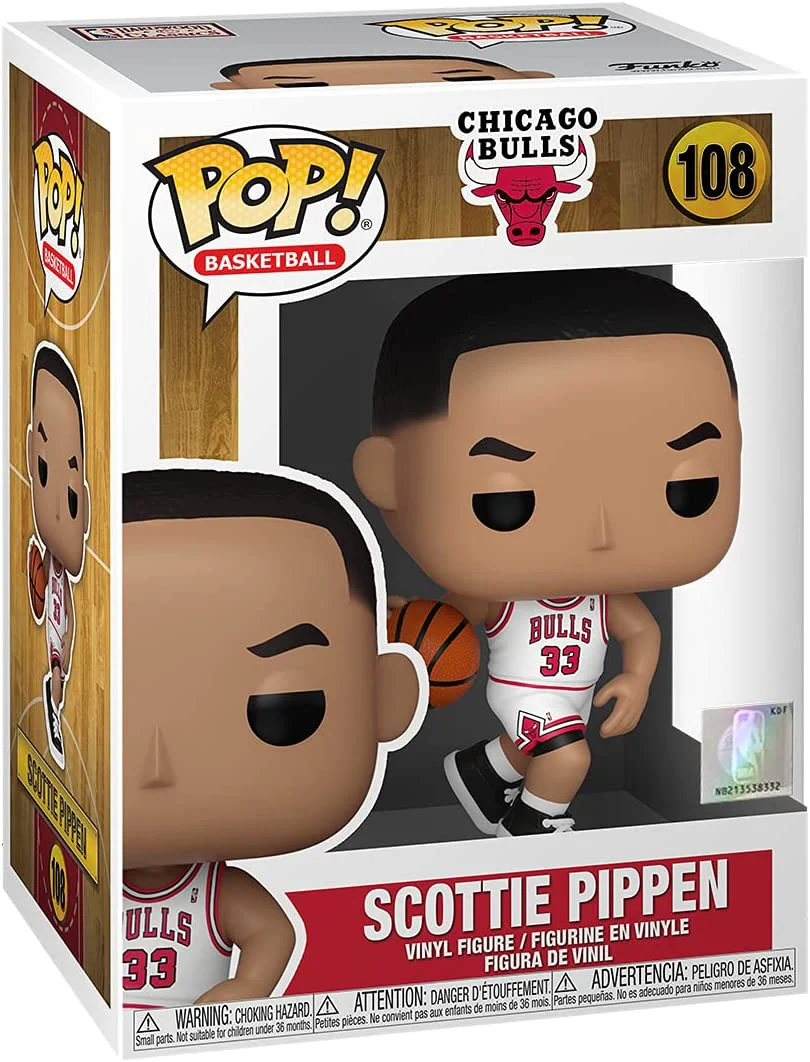 Funko Pop! NBA Legends: Chicago Bulls - Scottie Pippen #108 Home Jersey - Image 2