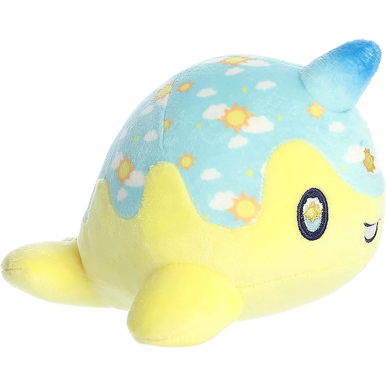Aurora - Tasty Peach - 7" Sunny Day Nomwhal Plush - Image 3