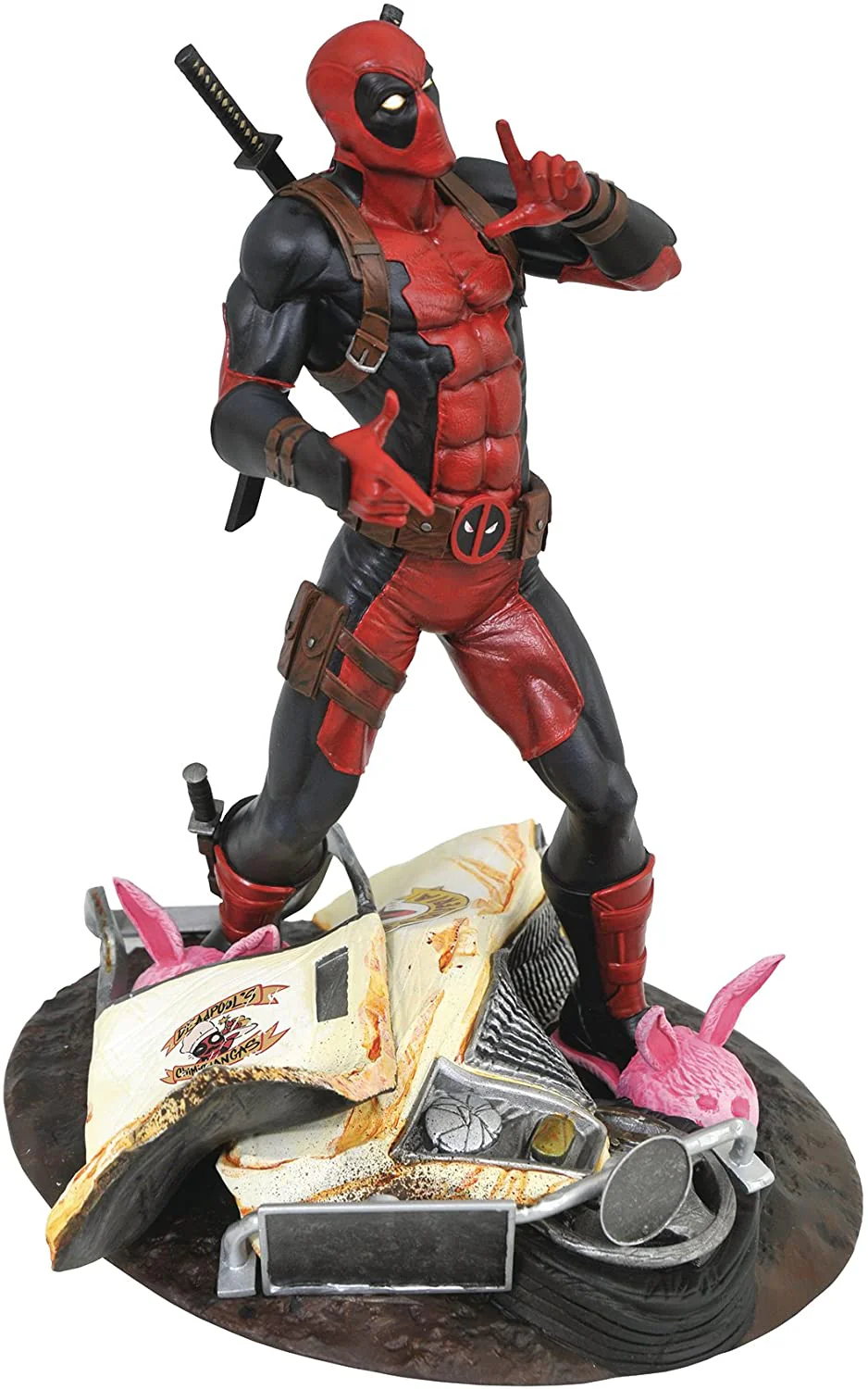 Diamond Select Toys Marvel Gallery: Taco Truck Deadpool PVC Diorama Figure - Image 1