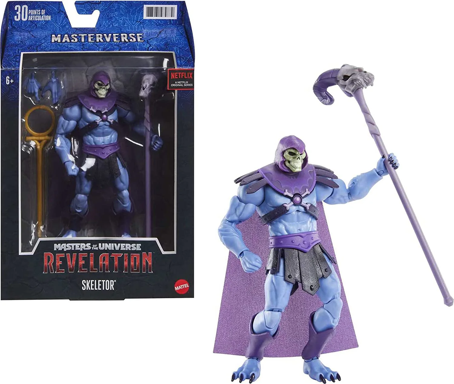 Masters of the Universe Masterverse Revelation Skeletor 7 Inch Battle Action Figure - Image 2