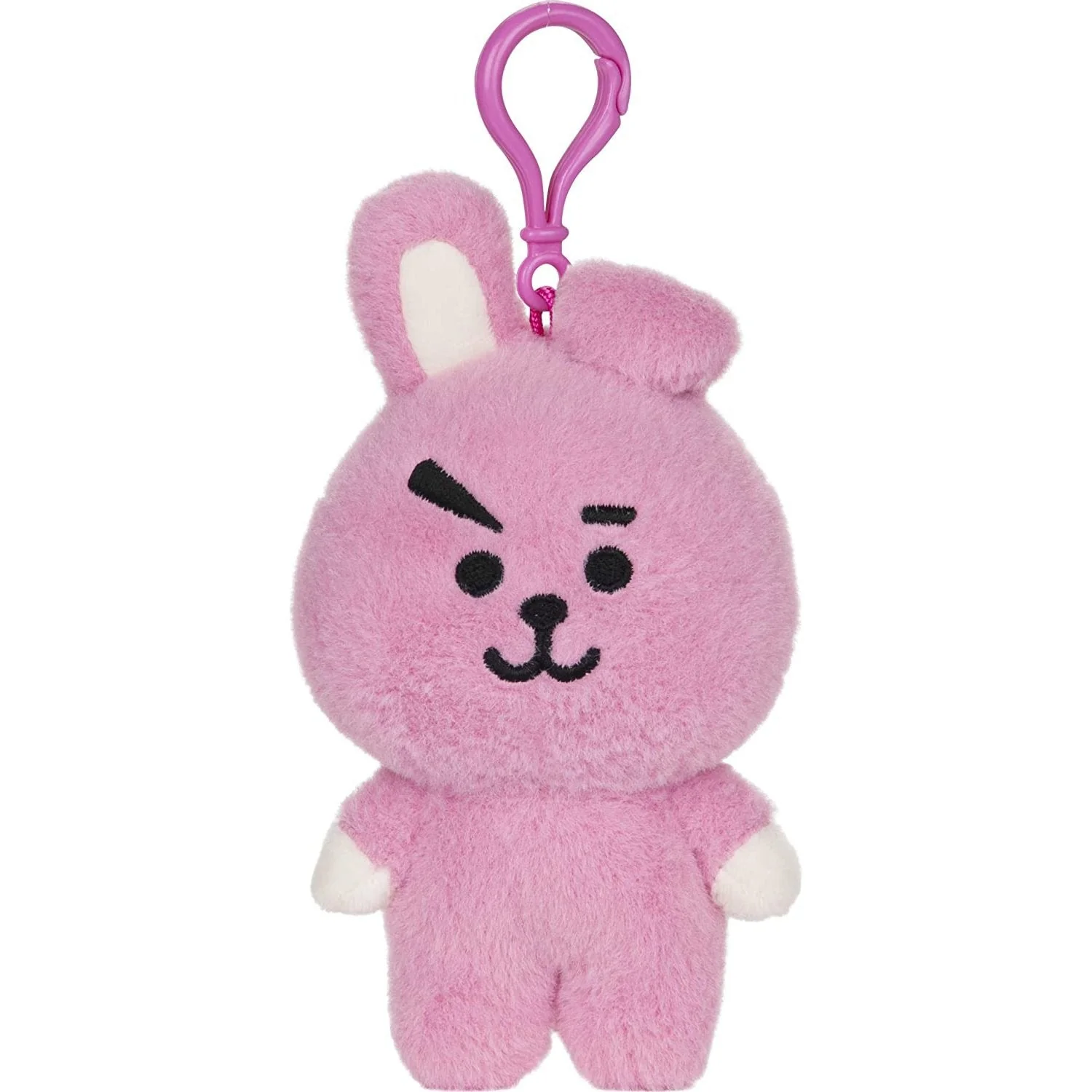 GUND LINE Friends BT21 Cooky Backpack Clip Plush 4" - Image 1