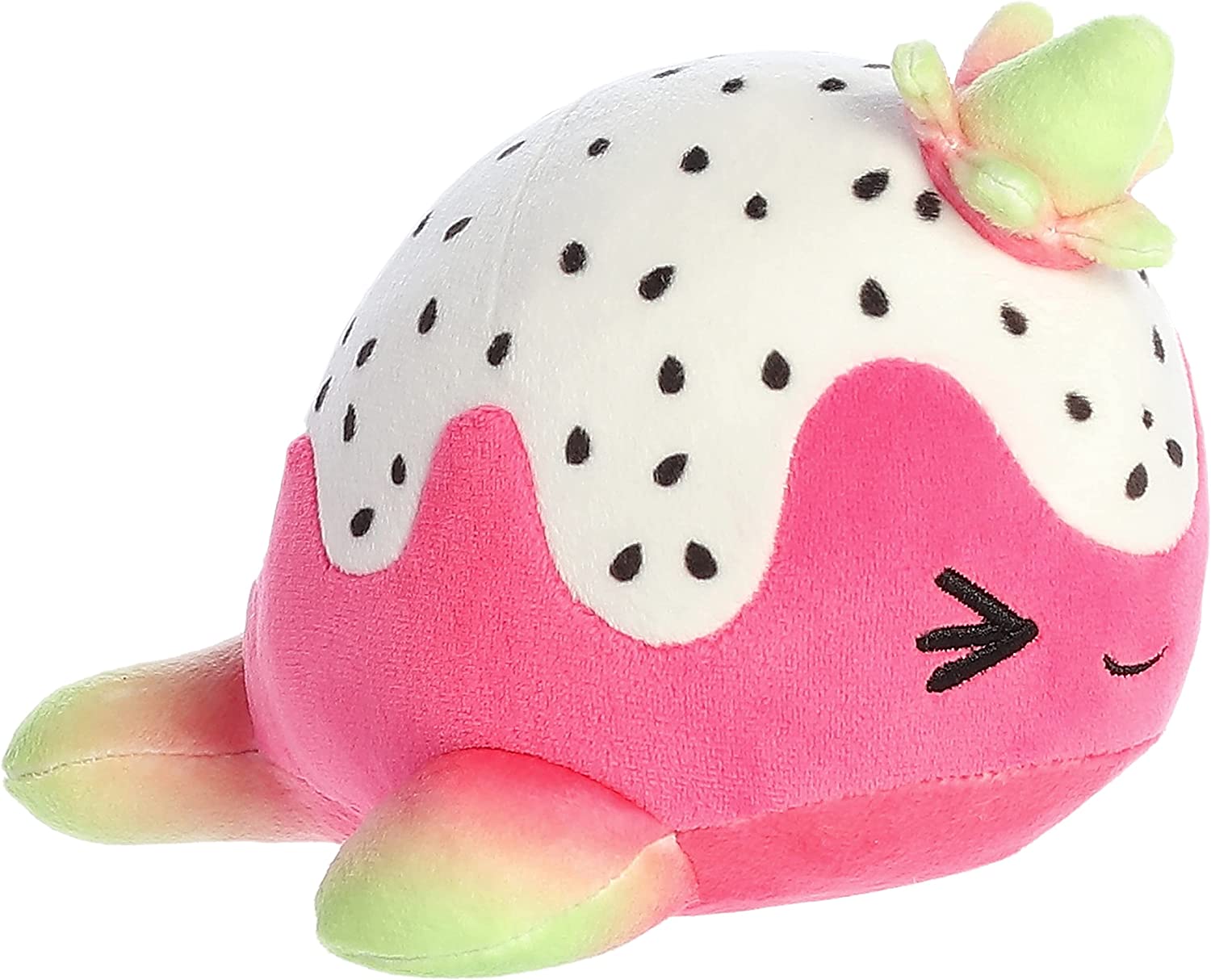 Aurora - Tasty Peach - 7" Dragon Fruit Nomwhal Plush - Image 3