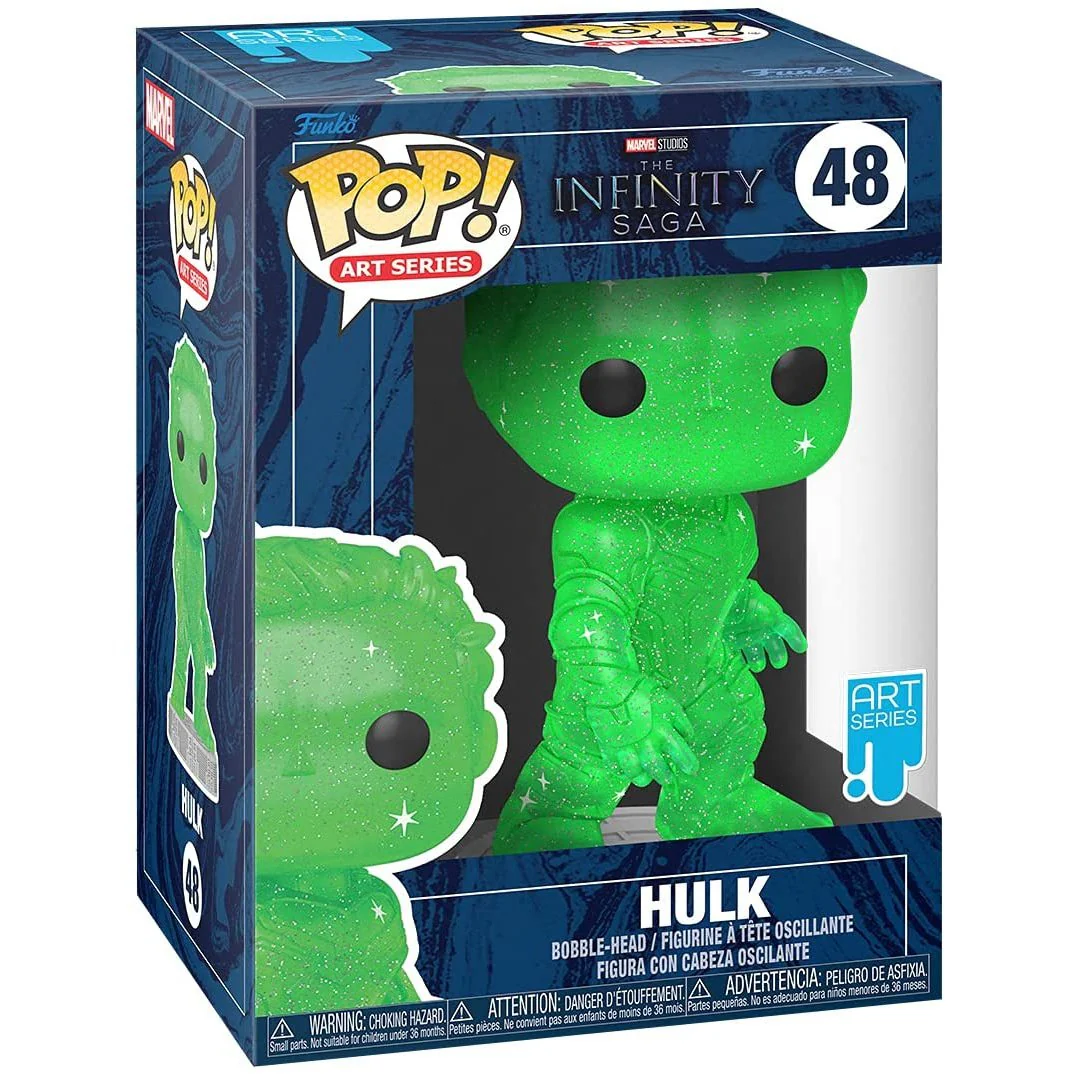 Funko Pop! Artist Series Marvel: Infinity Saga - Hulk #48 with Pop! Protector - Image 1